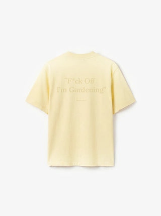 Distressed “F*ck Off I'm Gardening”T-shirt - Banana Yellow