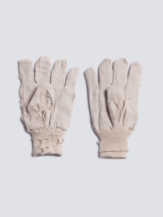 Distressed Gardening Gloves - Beige
