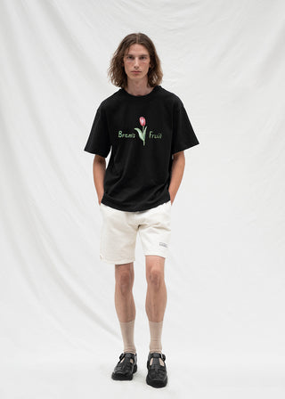 Tulip Aquarel T-Shirt - Black
