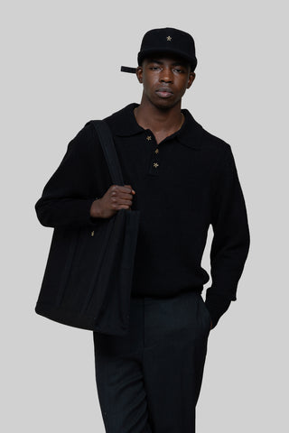 Lemon Polo Knit - Black