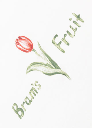 Tulip Aquarel T-Shirt - White