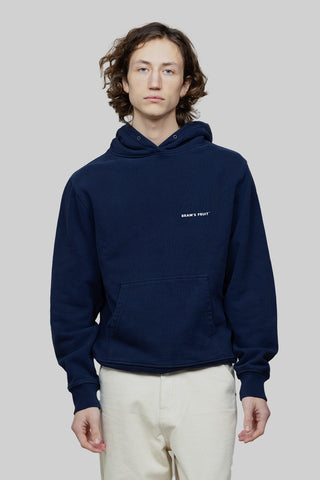 Eyelet Hoodie - Navy