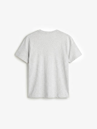Fitted Script Logo T-shirt - Natural Melange