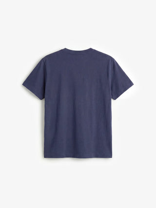 Fitted Script Logo T-shirt - Midnight Blue