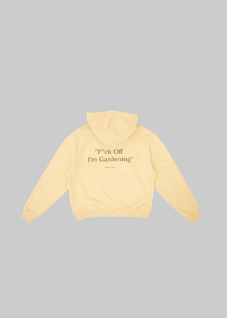 F*ck off I'm Gardening  Hoodie - Beige