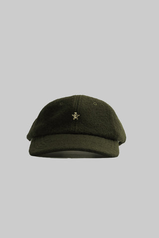 Wool Gold Lemon Cap - Green