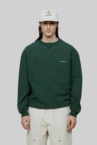 Eyelet Crewneck - Green