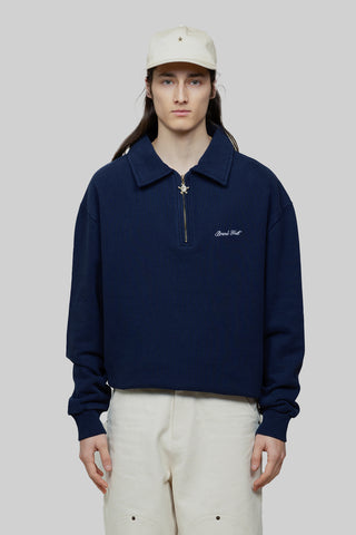 Lemon Polo Sweat - Navy