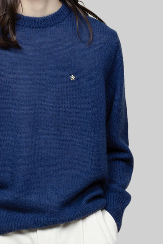 Gold Lemon Knit - Navy