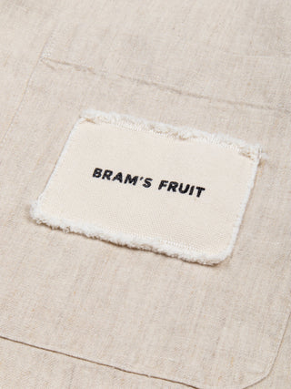 Distressed Linen Shirt Longsleeve - Natural Linen