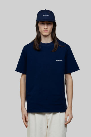 Eyelet T-shirt - Navy