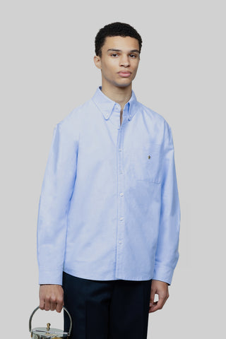 Gold Lemon Oxford Shirt - Blue