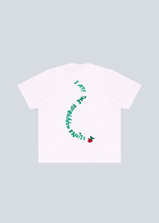 Snake Acrylic T-Shirt - Light Pink