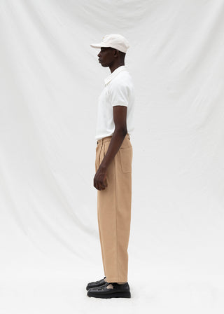 Rib Lemon Polo - White