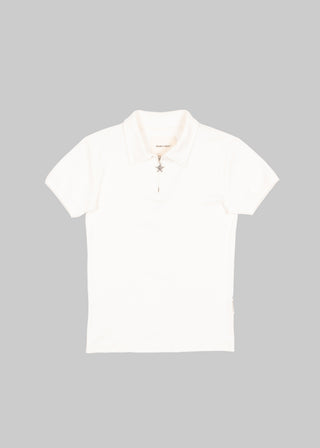 Rib Lemon Polo - White