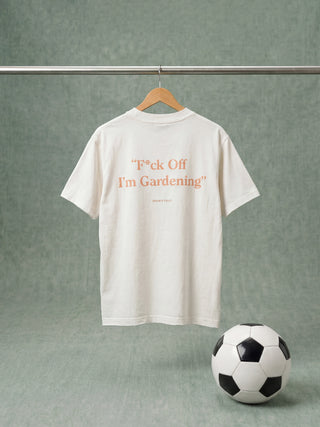 F*ck Off I'm Gardening T-shirt Distressed - World Cup Orange