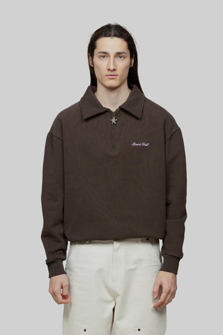 Lemon Polo Sweat - Brown