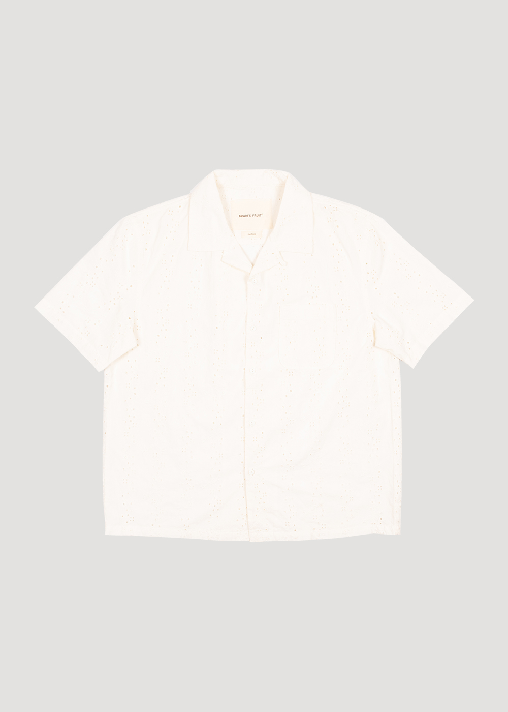 Fruit Shirt Off-white Bram\'s - Shortsleeve Broderie
